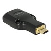 Miniatura zdjęcia: Delock 65664, adapter HDMI-A(F) do Micro HDMI-D (M) High Speed Ethernet 4K