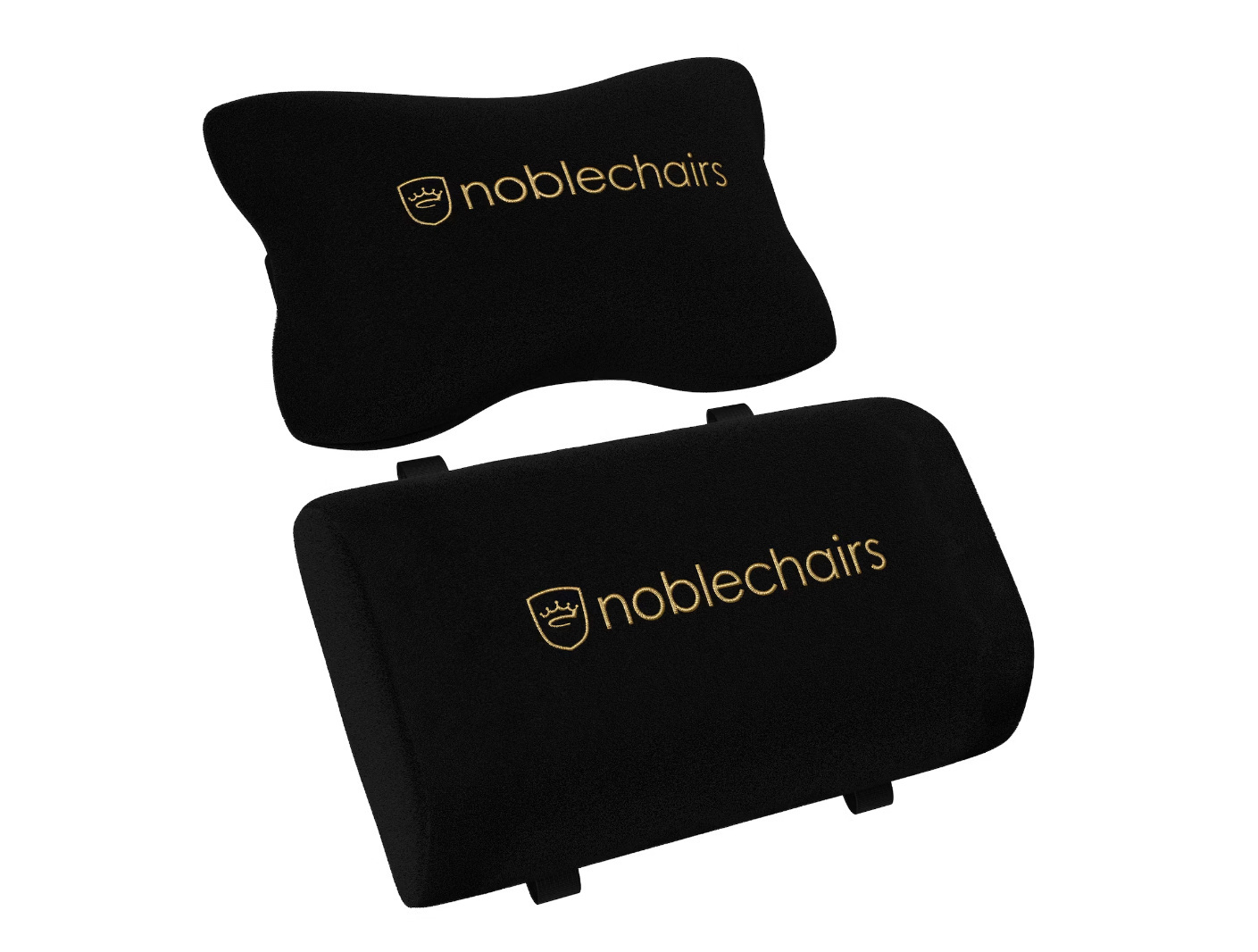 noblechairs EPIC, czarny, złote obszycycie