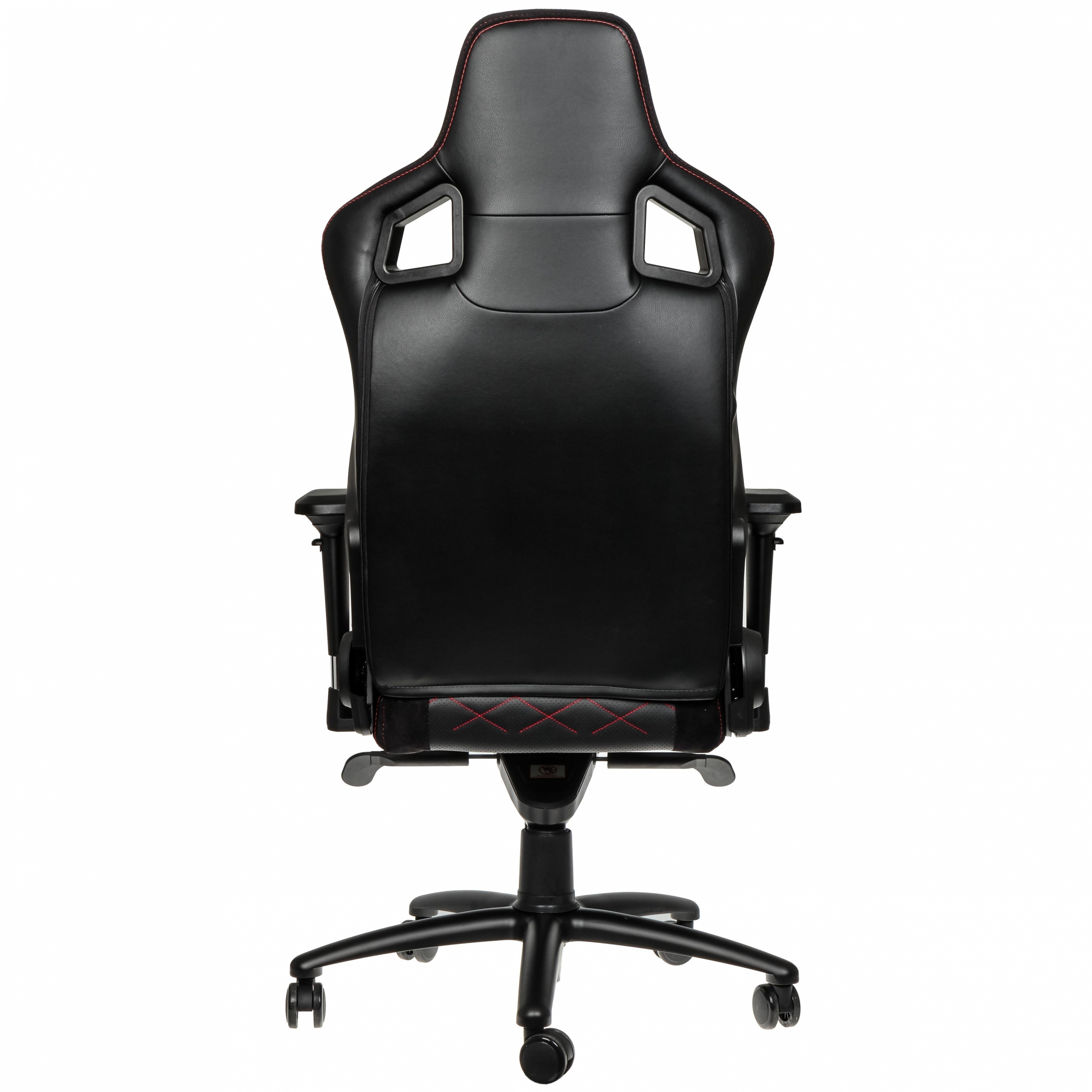 noblechairs EPIC, czarny, czerwone obszycie