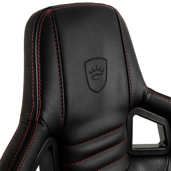 Zdjęcie produktu: noblechairs EPIC, czarny, czerwone obszycie