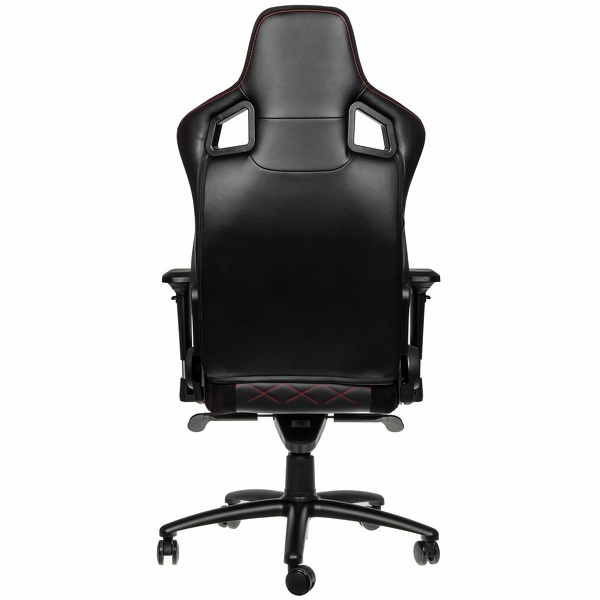 Zdjęcie produktu: noblechairs EPIC, czarny, czerwone obszycie