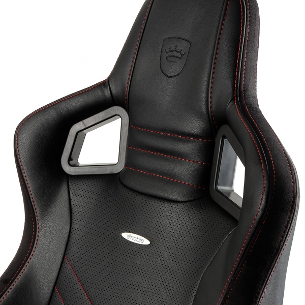 Zdjęcie produktu: noblechairs EPIC, czarny, czerwone obszycie