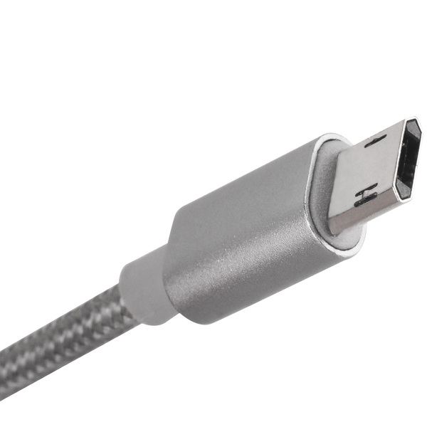 Zdjęcie produktu: SilverStone CPU02C (SST-CPU02C) 2w1 Micro-USB / USB-A do Micro-B, grafitowy