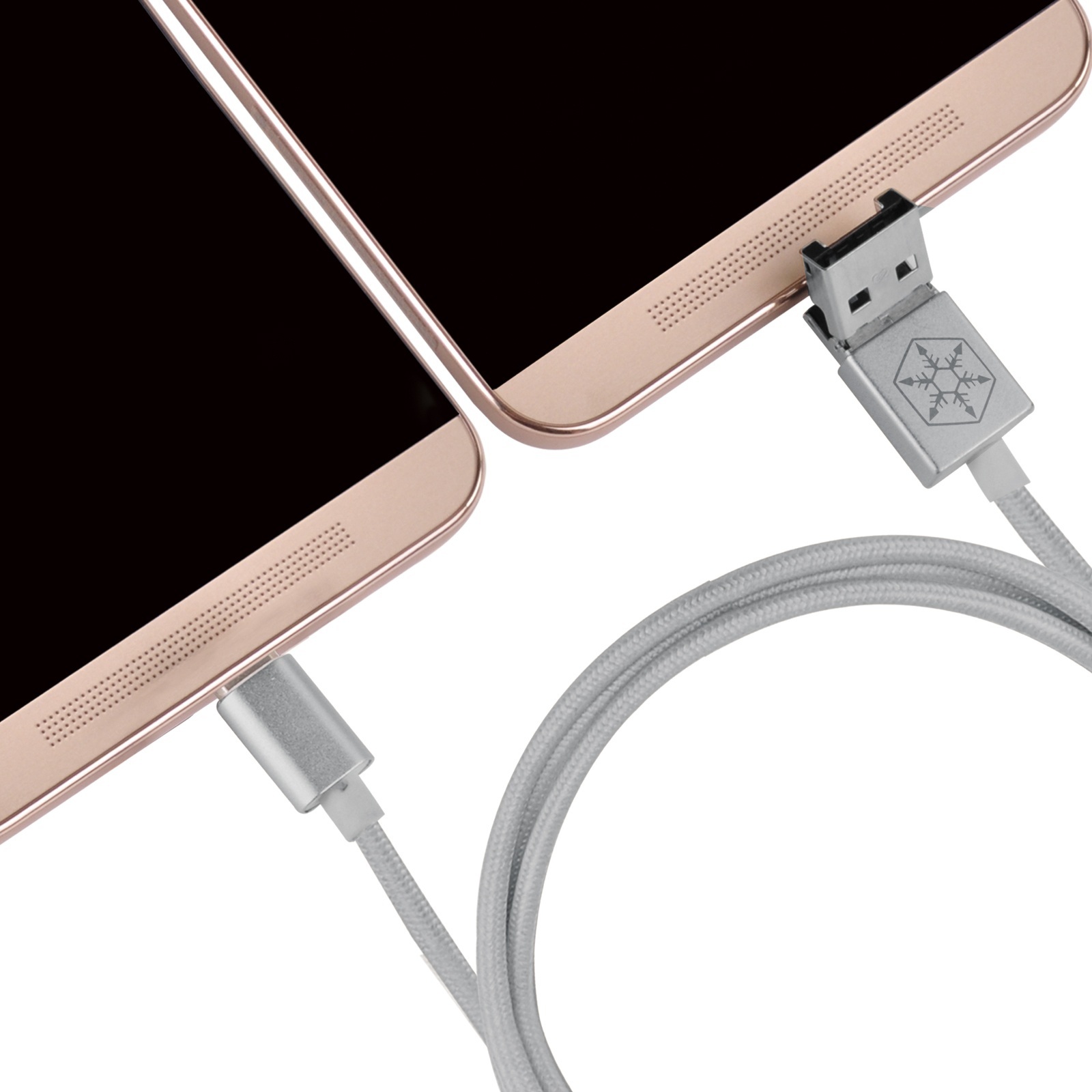 SilverStone CPU02C (SST-CPU02C) 2w1 Micro-USB / USB-A do Micro-B, grafitowy