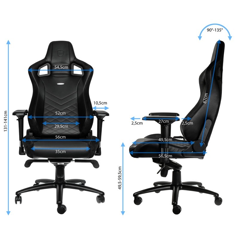 noblechairs EPIC, czarny