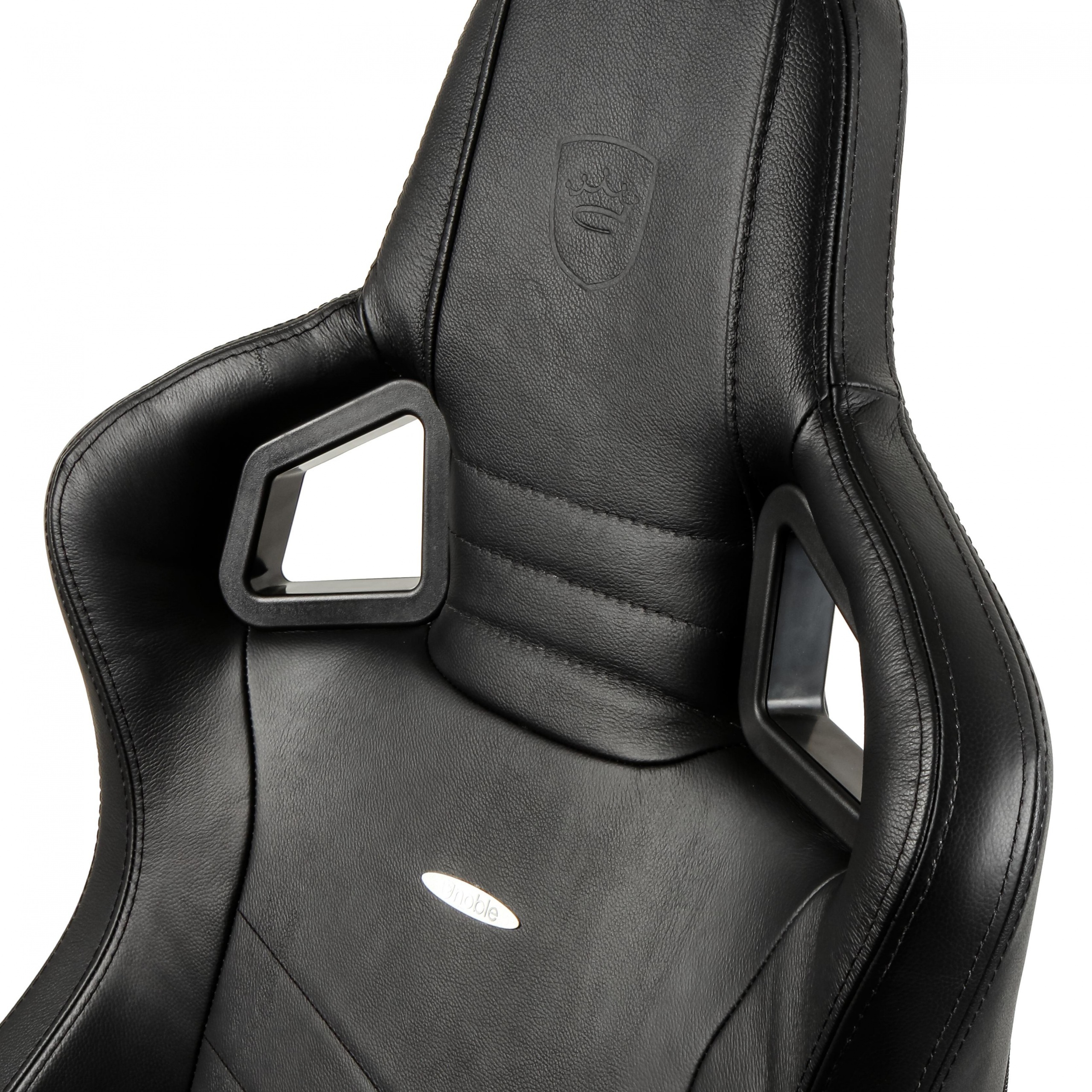 noblechairs EPIC, naturalna skóra, czarny