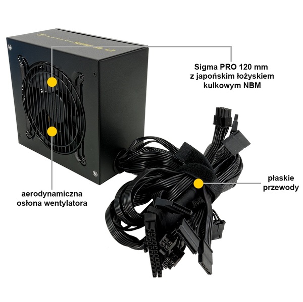 Zdjęcie produktu: Zasilacz SilentiumPC Supremo L2 Gold 550W