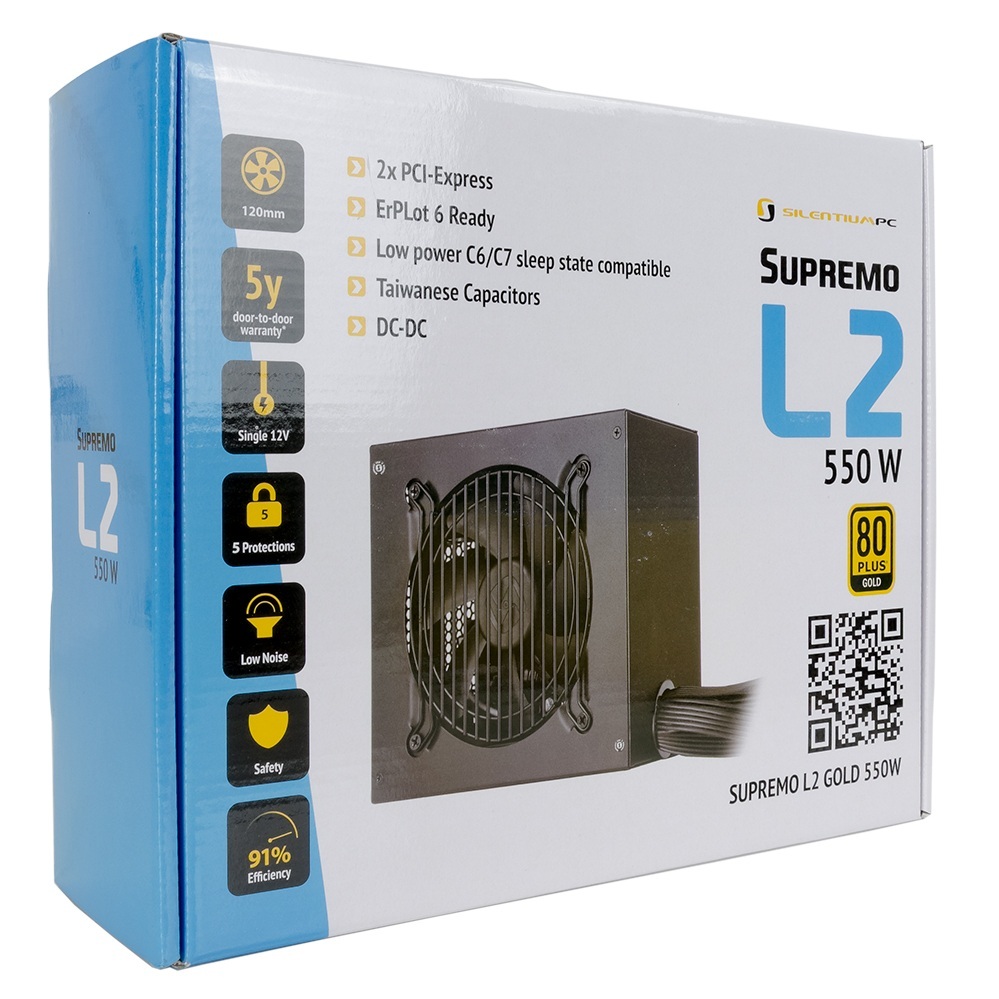 Zasilacz SilentiumPC Supremo L2 Gold 550W