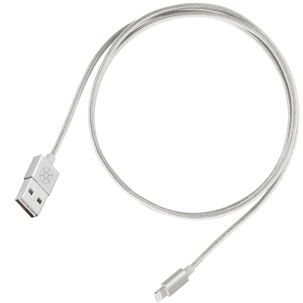 Zdjęcie produktu: SilverStone CPU03S (SST-CPU03S) obustronny USB-A do Lightning, certyfikat Apple MFi, srebrny Zdjęcie produktu: SilverStone CPU03S (SST-CPU03S) obustronny USB-A do Lightning, certyfikat Apple MFi, srebrny