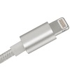 Miniatura zdjęcia: SilverStone CPU03S (SST-CPU03S) obustronny USB-A do Lightning, certyfikat Apple MFi, srebrny Miniatura zdjęcia: SilverStone CPU03S (SST-CPU03S) obustronny USB-A do Lightning, certyfikat Apple MFi, srebrny