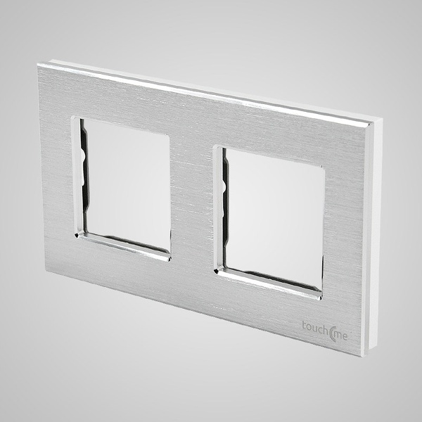 Zdjęcie produktu: Touchme TM616W Ramka 2-krotna 86x158mm aluminium, biała