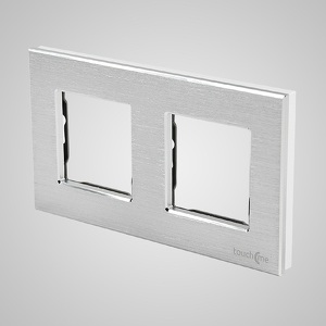 Miniatura produktu: Touchme TM616W Ramka 2-krotna 86x158mm aluminium, biała Miniatura produktu: Touchme TM616W Ramka 2-krotna 86x158mm aluminium, biała