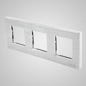 Miniatura produktu: Touchme TM617W Ramka 3-krotna 86x228mm aluminium, biała Miniatura produktu: Touchme TM617W Ramka 3-krotna 86x228mm aluminium, biała