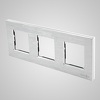 Miniatura zdjęcia: Touchme TM617W Ramka 3-krotna 86x228mm aluminium, biała
