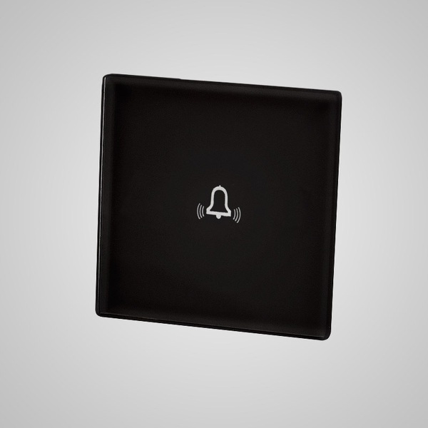 Zdjęcie produktu: Touchme TM813B Mały panel szklany 47x47mm + naklejka montażowa, dzwonek, czarny