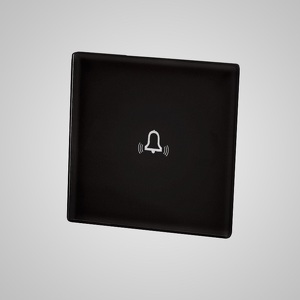 Miniatura produktu: Touchme TM813B Mały panel szklany 47x47mm + naklejka montażowa, dzwonek, czarny