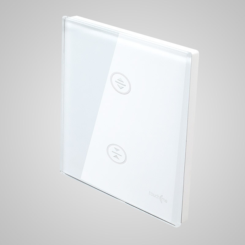 Touchme Duży panel 86x86mm szklany, żaluzjowy, biały TM727W