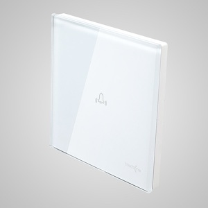 Miniatura produktu: Touchme Duży panel 86x86mm szklany, dzwonek, biały TM713W