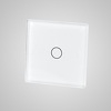 Touchme TM530W Mały panel szklany 47x47mm + naklejka montażowa, przycisk pojedynczy, biały