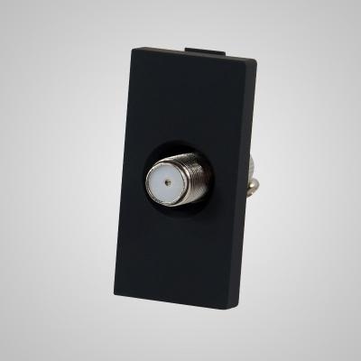 Touchme TM905B Moduł 1/2, gniazdo antenowe SAT, czarne