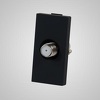 Touchme TM905B Moduł 1/2, gniazdo antenowe SAT, czarne
