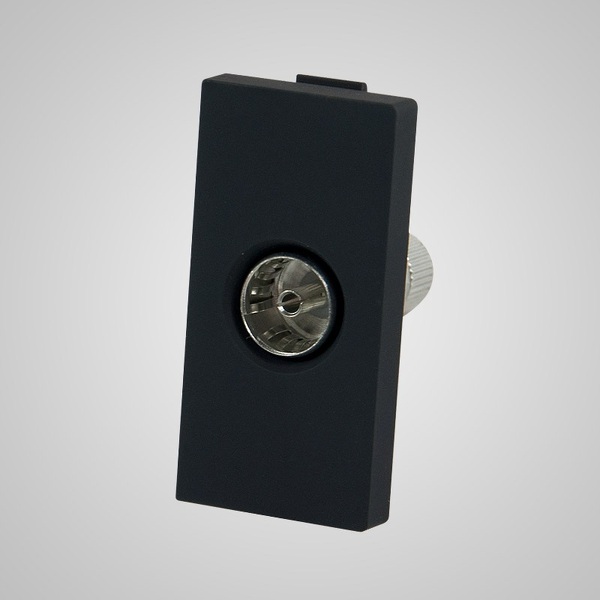 Zdjęcie produktu: Touchme TM904B Moduł 1/2, gniazdo antenowe TV, czarne