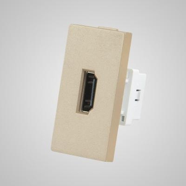 Zdjęcie produktu: Touchme TM906G Moduł 1/2, gniazdo HDMI, złote Zdjęcie produktu: Touchme TM906G Moduł 1/2, gniazdo HDMI, złote
