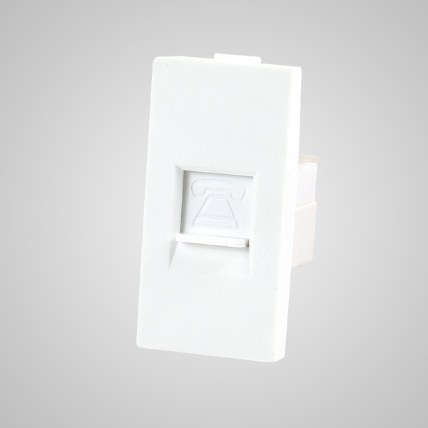 Zdjęcie produktu: Touchme TM902W Moduł 1/2, gniazdo telefoniczne RJ11, białe