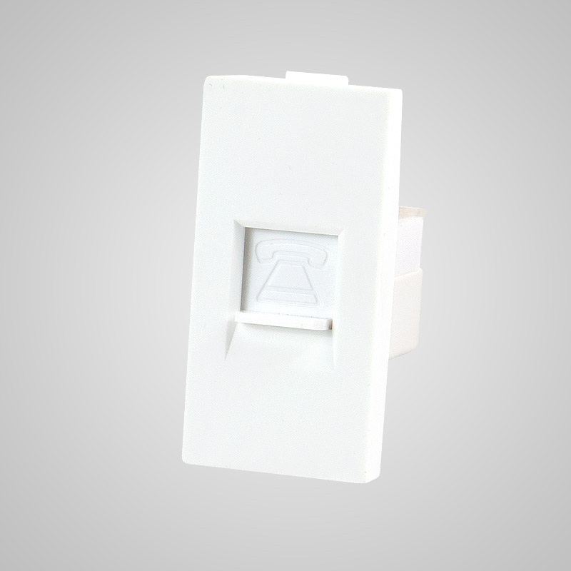 Touchme TM902W Moduł 1/2, gniazdo telefoniczne RJ11, białe