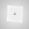 Touchme TM813W Mały panel szklany 47x47mm + naklejka montażowa, dzwonek, biały