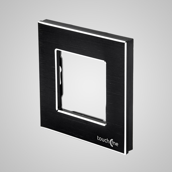 Zdjęcie produktu: Touchme TM628B Ramka 1-krotna 86x86mm aluminium, czarna
