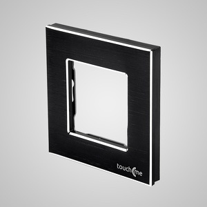 Miniatura produktu: Touchme TM628B Ramka 1-krotna 86x86mm aluminium, czarna Miniatura produktu: Touchme TM628B Ramka 1-krotna 86x86mm aluminium, czarna
