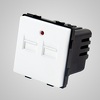 Miniatura zdjęcia: Touchme TM626W Gniazdo z 2 niezależnymi złączami USB, przesłony, lampka sygnalizacyjna, białe
