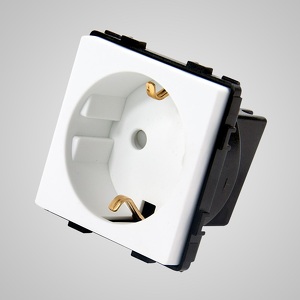 Miniatura produktu: Touchme TM624W Gniazdo schuko, modułowe, białe