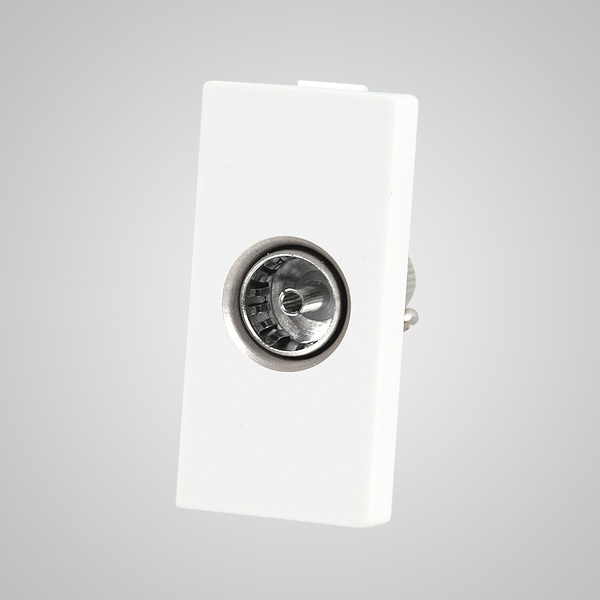 Zdjęcie produktu: Touchme TM904W Moduł 1/2, gniazdo antenowe TV, białe