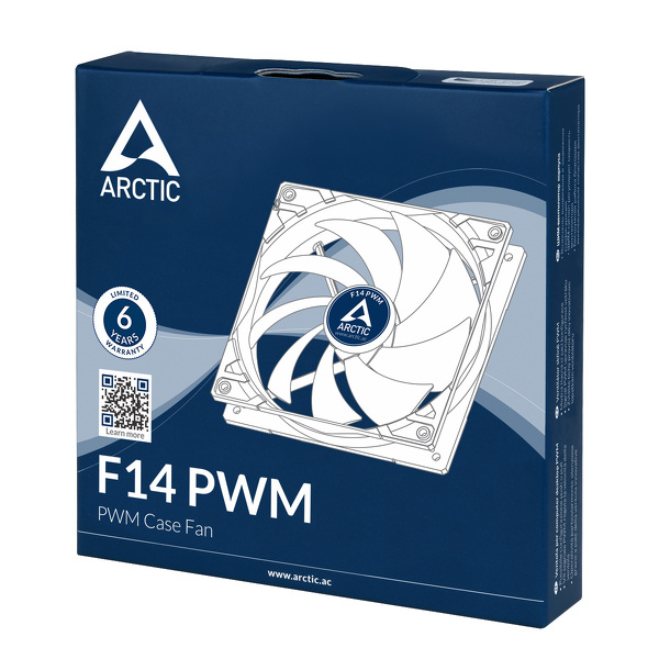 Zdjęcie produktu: Wentylator Arctic F14 PWM Rev.2 140mm Zdjęcie produktu: Wentylator Arctic F14 PWM Rev.2 140mm