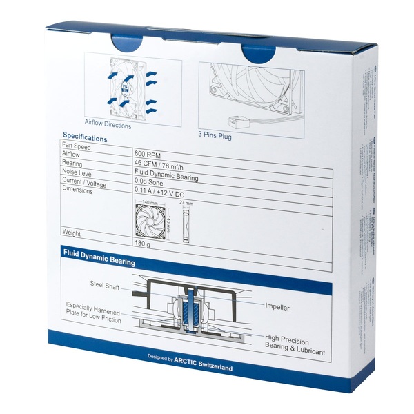 Zdjęcie produktu: Arctic F14 Silent 140mm (ACFAN00076A)