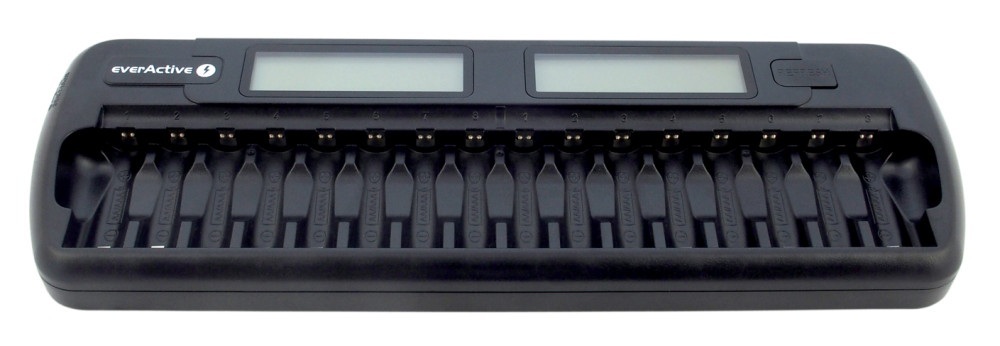 Ładowarka akumulatorków Ni-MH 16 niezależnych kanałów ładowania everActive NC-1600 Ładowarka akumulatorków Ni-MH 16 niezależnych kanałów ładowania everActive NC-1600