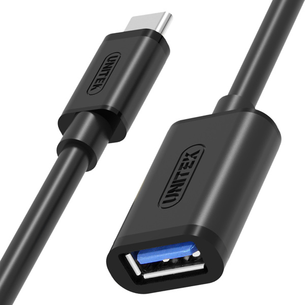 Zdjęcie produktu: Unitek Adapter OTG USB Typ-C do USB-A 3.1 (F) 0,15m (Y-C476BK)