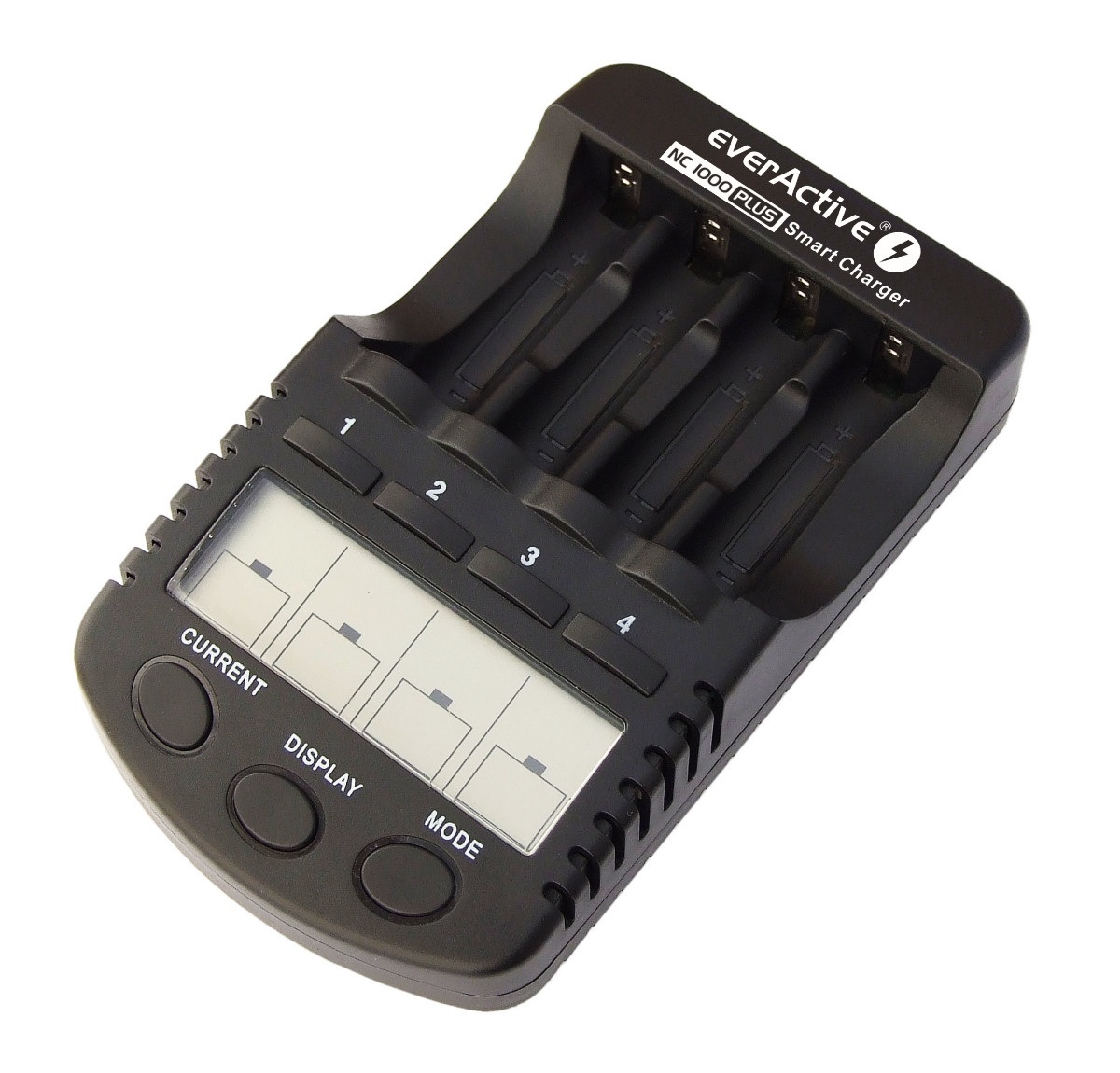 Ładowarka akumulatorków Ni-MH 4 niezależne kanały ładowania everActive NC-1000 PLUS