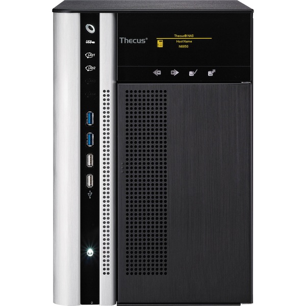 Zdjęcie produktu: Serwer plików Thecus N6850, 6-bay, Intel Pentium G620 (2.6Ghz Dual Core), 2GB DDR3 SDRAM, USB 2.0 x 4. USB 3.0 x 4. HDMIx 1 Zdjęcie produktu: Serwer plików Thecus N6850, 6-bay, Intel Pentium G620 (2.6Ghz Dual Core), 2GB DDR3 SDRAM, USB 2.0 x 4. USB 3.0 x 4. HDMIx 1