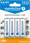 everActive R6/AA 2600mAh Professional line - opak. 4 akumulatorki - blister (EVHRL6-2600)