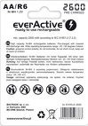 Miniatura zdjęcia: everActive R6/AA 2600mAh 4 szt. EVHRL6-2600