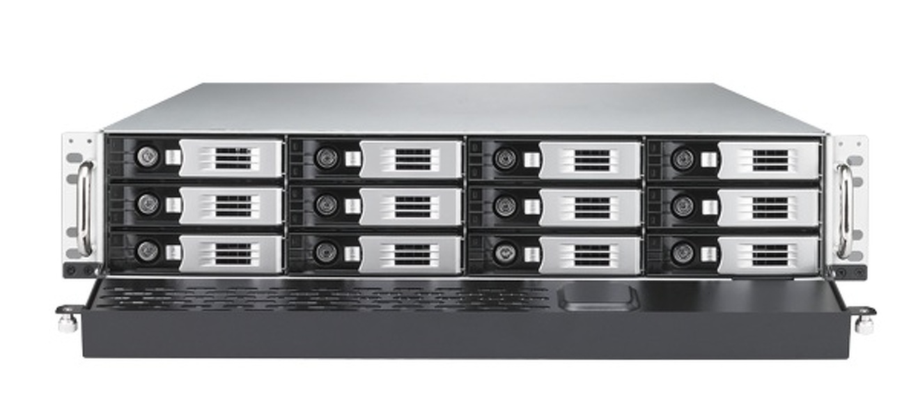 Zdjęcie produktu: Serwer plików Thecus W1200, 2U, 12-bay, Intel Xeon E3-1225 3.1GHz, 8GB DDR3 SDRAM, USB 2.0 x6. USB 3.0 host port x2. HDMIx 1