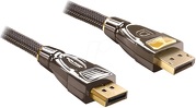 Miniatura zdjęcia: Delock 82770 Gold - kabel Displayport 1.2 M/M 4K Premium 1m 20pin