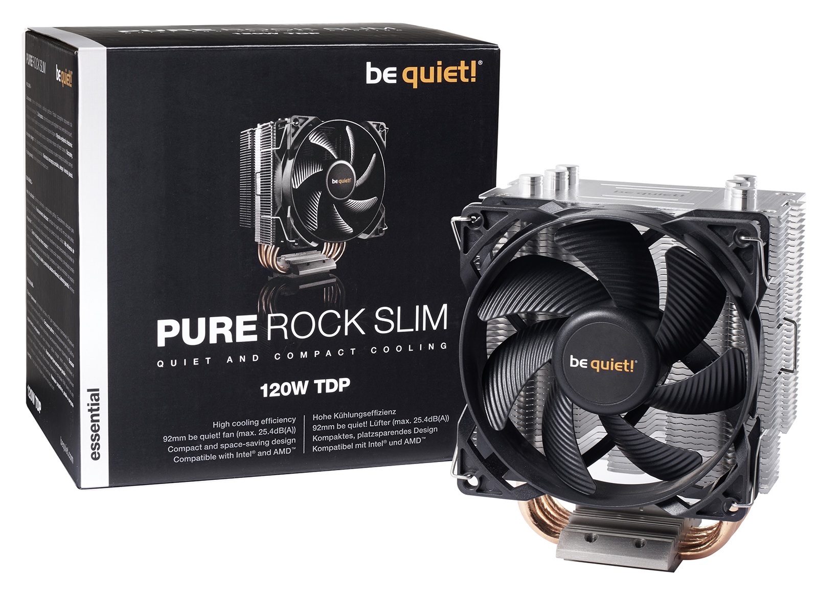 Chłodzenie procesora be quiet! Pure Rock Slim (BK008)