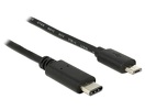 Miniatura zdjęcia: Delock 83602 kabel USB Type-C (M)-Micro BM 1m 2.0 Czarny Miniatura zdjęcia: Delock 83602 kabel USB Type-C (M)-Micro BM 1m 2.0 Czarny