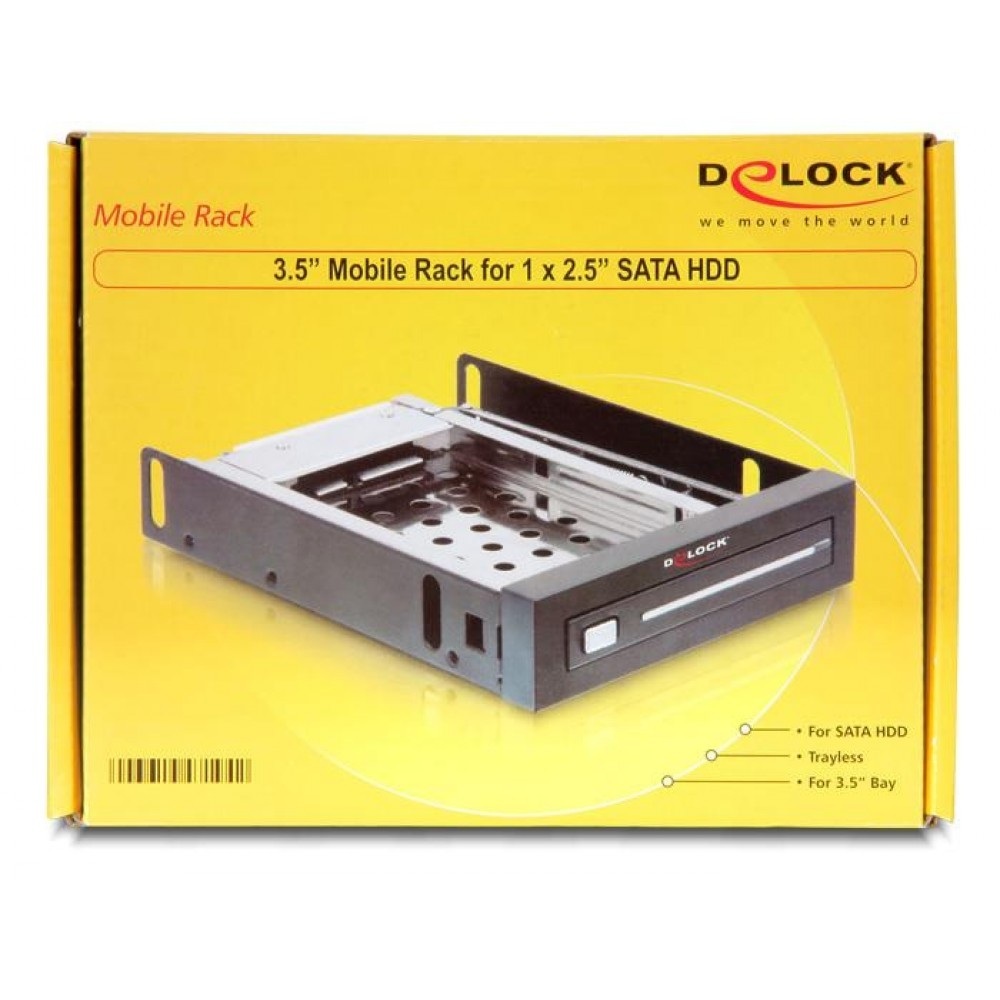 Delock 47194, kieszeń wewnętrzna 3.5" SATA na dysk HDD / SSD 2.5" Delock 47194, kieszeń wewnętrzna 3.5" SATA na dysk HDD / SSD 2.5"