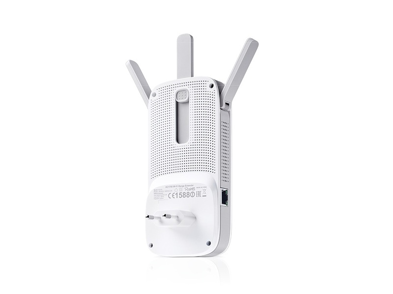 Zdjęcie produktu: TP-Link RE450 Wireless Range Extender 802.11b/g/n/ac AC1750 Wall-Plug Gigabit