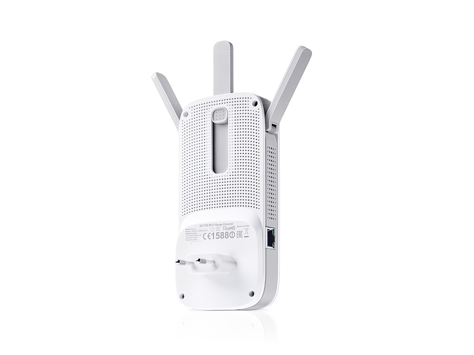 TP-Link RE450 Wireless Range Extender 802.11b/g/n/ac AC1750 Wall-Plug Gigabit